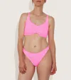 Hunza G Post-mastectomy Bikini In Bubblegum