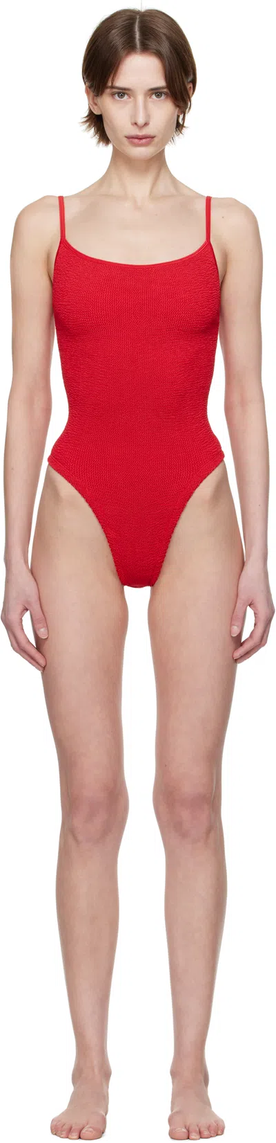 Hunza G Red Petra Swimsuit