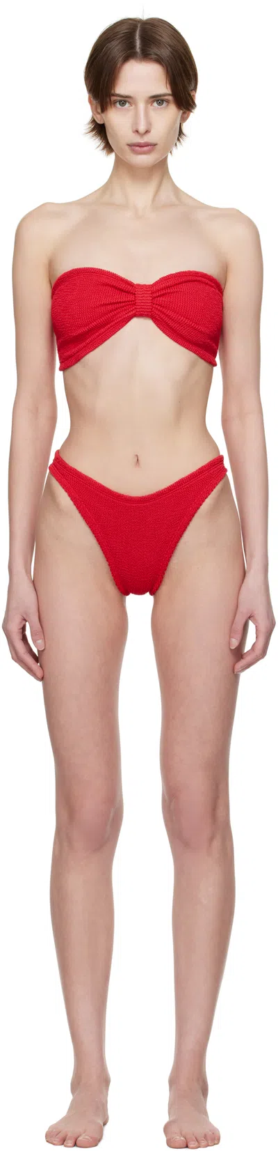 Hunza G Red Tina Bikini