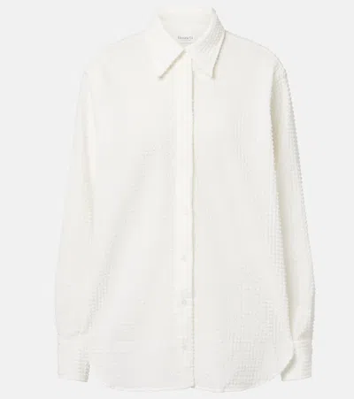 Hunza G Resort Oversized Shirt In Blue
