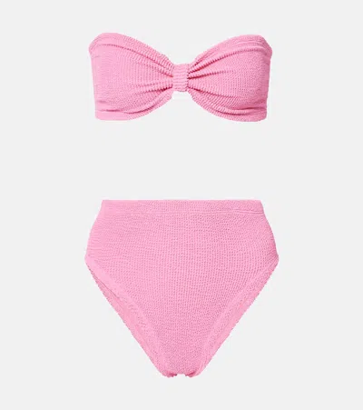 Hunza G Ruby Bikini In Candy Pink
