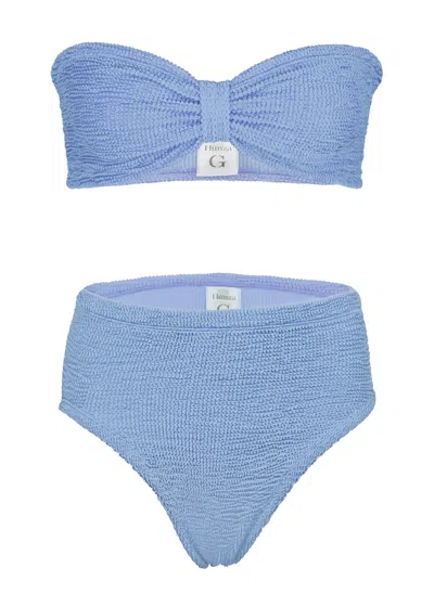 Hunza G Ruby Bikini Cornflower In Blue