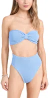 Hunza G Ruby Bikini Set Cornflower In Cornflower