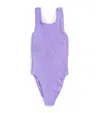 Hunza G Classic Crinkle Swimsuit In Purple