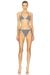 Hunza G Sabrina Bikini Set In Gray