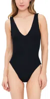 Hunza G Sadie Swim One-piece Swimsuit In Black