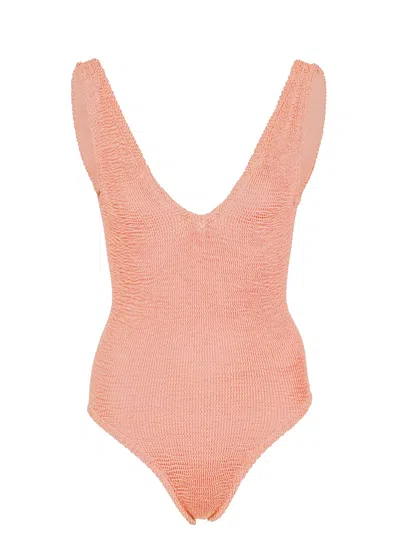 Hunza G Sadie Swim Peach In Orange