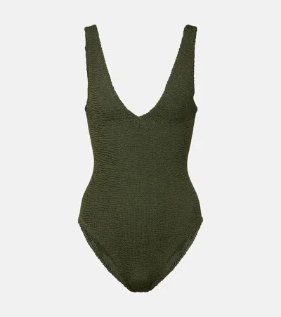 Hunza G Sadie Swimsuit In Green