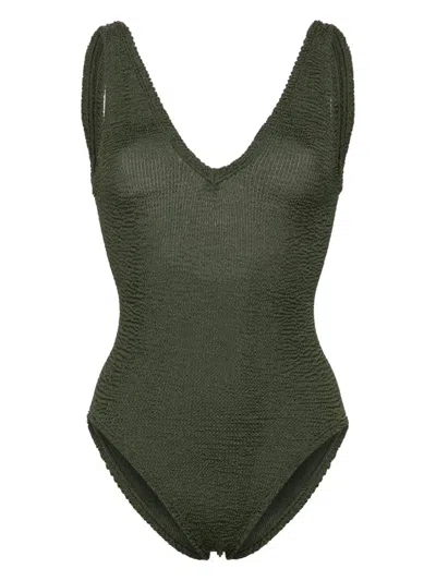 Hunza G Sadie Swimsuit In Green