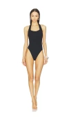 Hunza G Sandy One Piece Swimsuit In Black