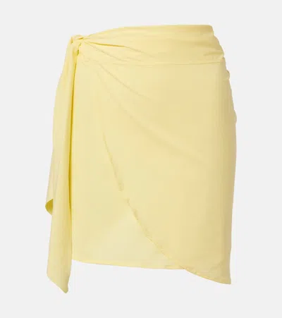 Hunza G Sarong Beach Cover-up In Yellow
