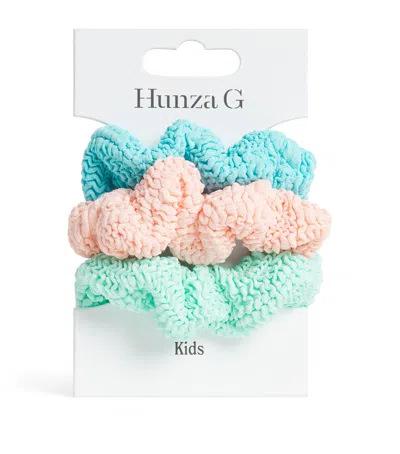 HUNZA G CRINKLED SCRUNCHIES