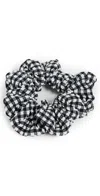 Hunza G Scrunchie Black Gingham