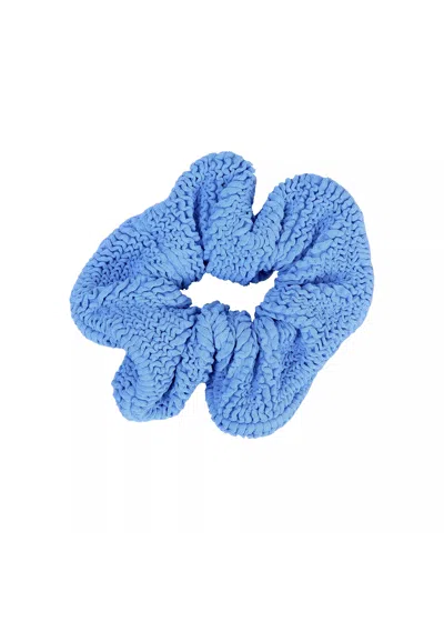 Hunza G Scrunchie Cornflower In Blue