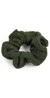Hunza G Scrunchie Metallic Khaki