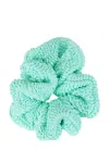 Hunza G Scrunchie Metallic Mint In Brown