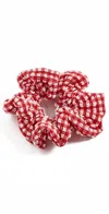 Hunza G Scrunchie Red Gingham