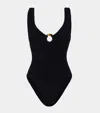 Hunza G Black Celine Swimsuit In Black