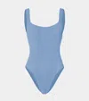 Hunza G Square Neck Swim In Blue