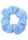Hunza G Seersucker Scrunchie In Light Blue