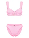 Hunza G Set Bikini In Pink In Pink