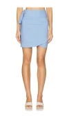 Hunza G Short Sarong In Baby Blue