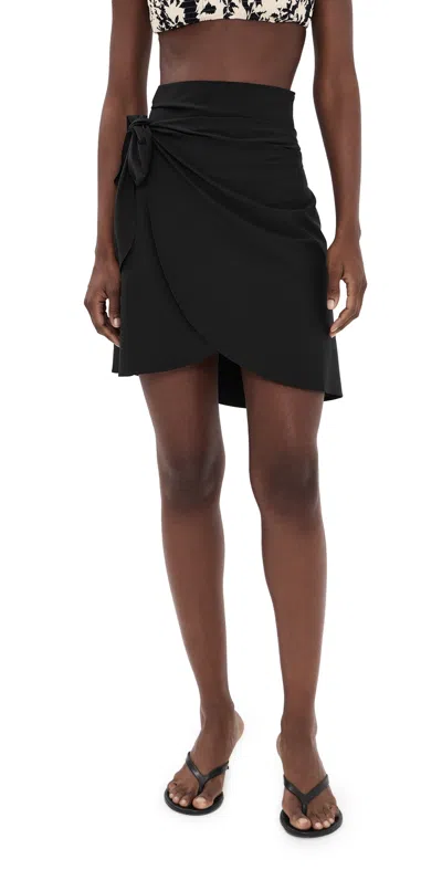 Hunza G Short Sarong Black
