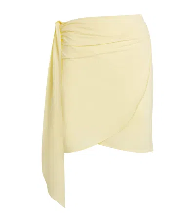 Hunza G Women's Short Sarong In Neutral