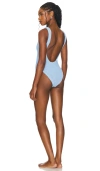 Hunza G Square Neck Swim One Piece In Cornflower