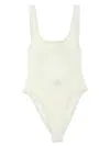 Hunza G Square Neck One-piece Swimsuit