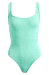 Hunza G Square Neck One-piece Swimsuit