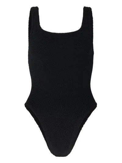 Hunza G Square Neck Swim Clothing In Black