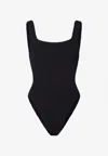 Hunza G Square Neck Swim One Piece Swimsuit