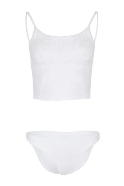 Hunza G Strap Bikini White