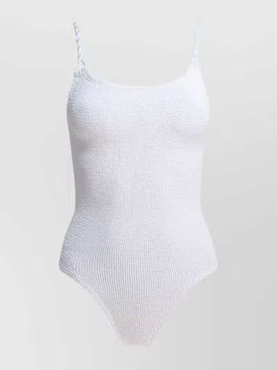 Hunza G Strappy Scoop Back High-cut Swimsuit