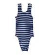 Hunza G Alva Bow-detail Swimsuit In Navy