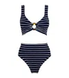 Hunza G Striped Nadine Bikini In Blue