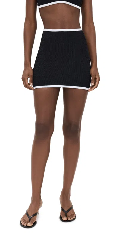 Hunza G Swimskirt Bikini Bottoms Black