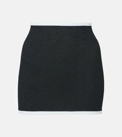 Hunza G Swimskirt Miniskirt In Black