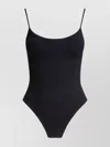 Hunza G 'portia' Black Swimsuit With Criss-crossed Straps On The Rear
