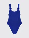 Hunza G Swimsuit  Woman Color Blue In Blue