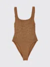 Hunza G Swimsuit  Woman Color Brown In Brown