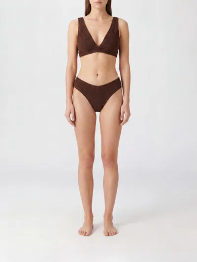 Hunza G Swimsuit Woman Color Brown