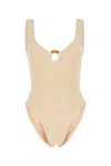 Hunza G Celine Seersucker Swimsuit In Pink