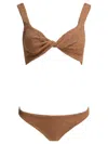 Hunza G Juno Crinkle Twist Two-piece Swimsuit