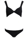 Hunza G Bonnie Crinkle Twist Two-piece Swimsuit
