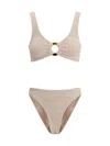 Hunza G Julia Bikini Off-the-shoulder Cut-out Detail