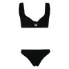 Hunza G Juno Crinkled Bikini In Black