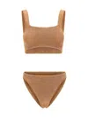 Hunza G Brown Xandra Bikini In Brown