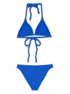 Hunza G Womens Royal Blue Tammy Triangle Bikini Set
